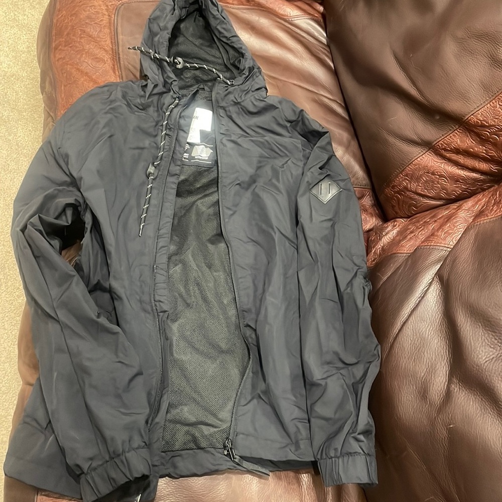 H&M men’s xs black windbreaker